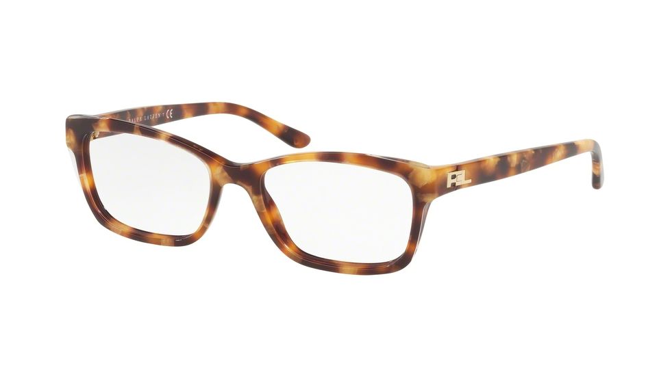Ralph Lauren RL6169 Eyeglass Frames 5657-53 - Top Trasparent/gold Havana Frame