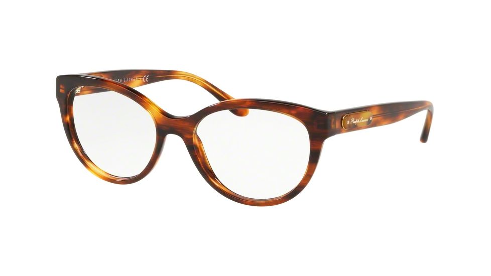 Ralph Lauren RL6177 Eyeglass Frames 5007-52 - Striped Havana Frame