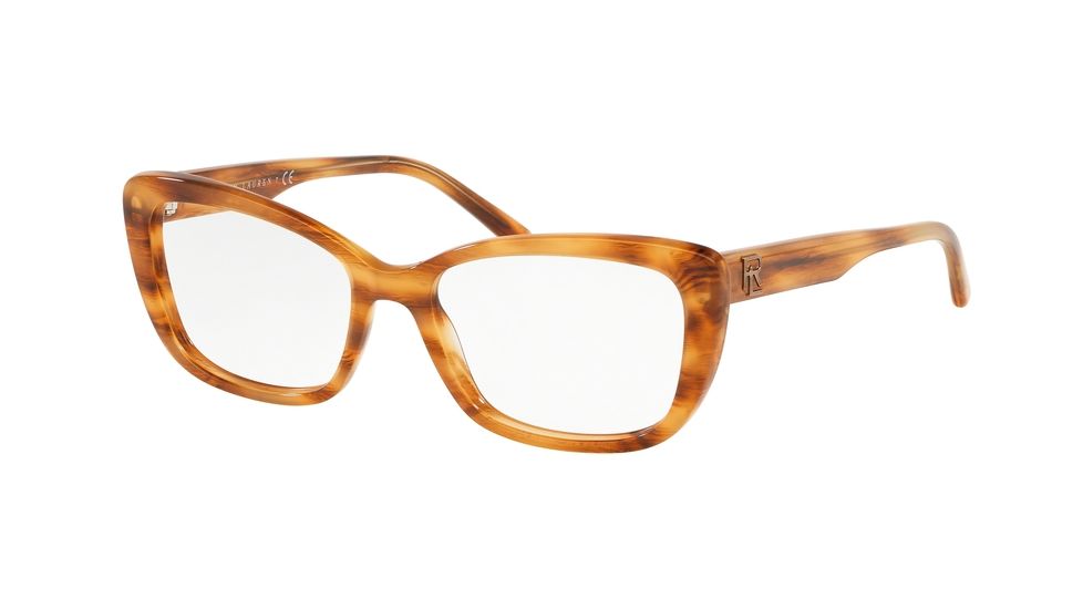 Ralph Lauren RL6178 Prescription Eyeglasses, 51mm, New Striped Havana, RL6178-5703-51-SV