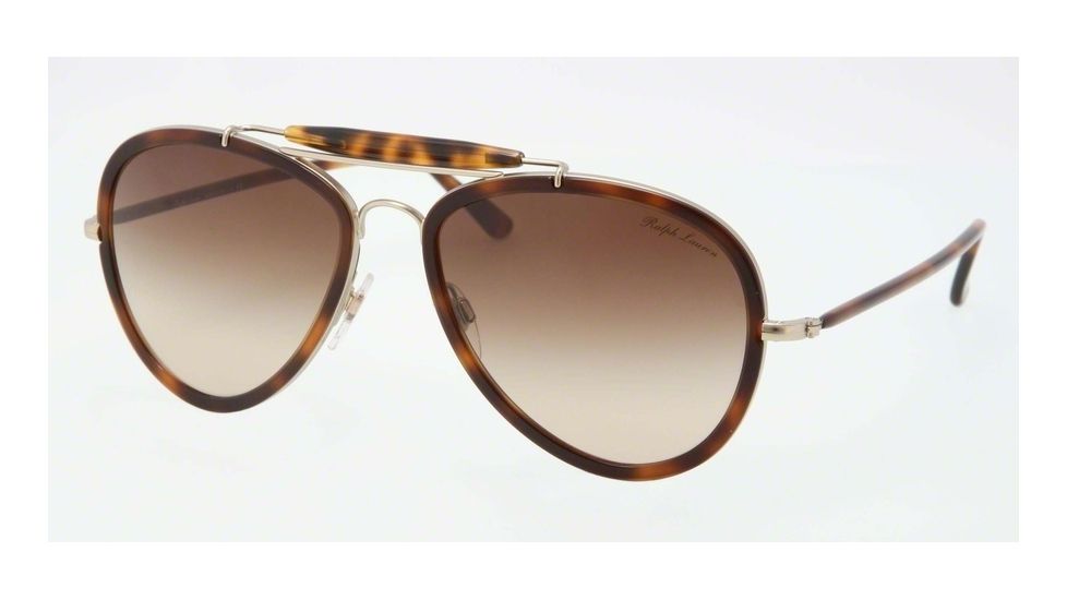 Ralph Lauren RL7038W Progressive Prescription Sunglasses RL7038W-91793B-57 - Lens Diameter 57 mm, Lens Diameter 57 mm, Frame Color Matte Pale Gold/havana