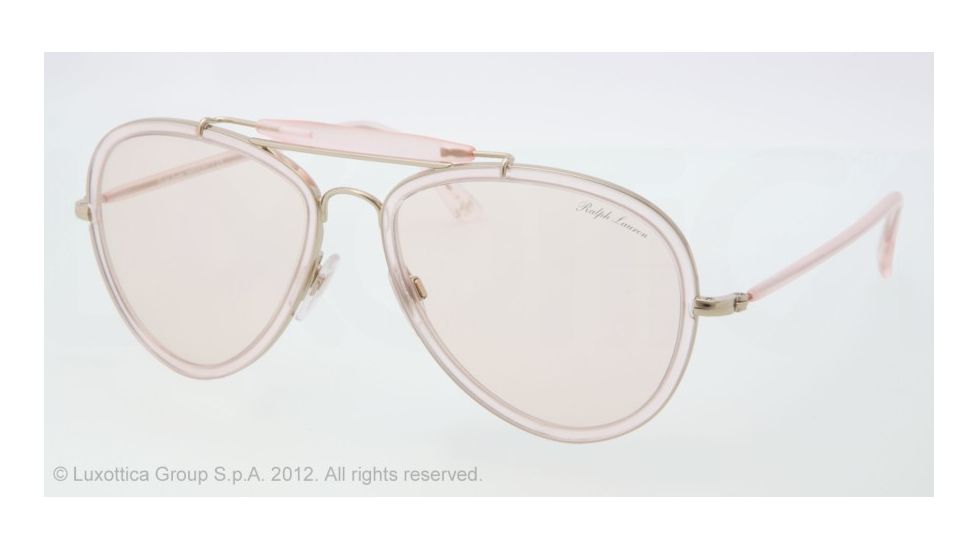 Ralph Lauren RL7038W Progressive Prescription Sunglasses RL7038W-91813G-57 - Lens Diameter 57 mm, Lens Diameter 57 mm, Frame Color Pale Goldvintage