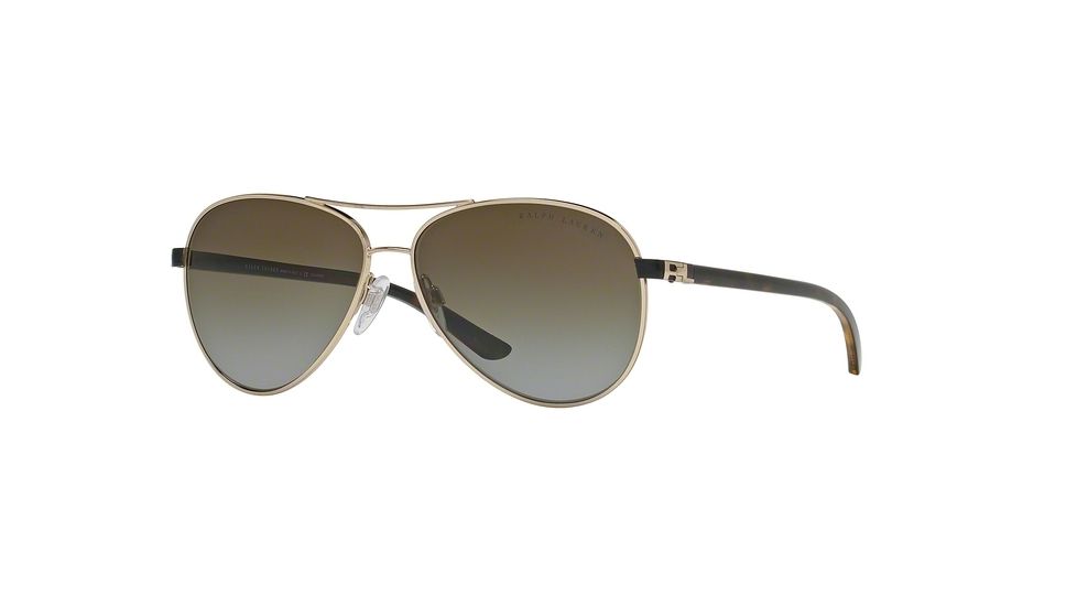 Ralph Lauren RL7046 Progressive Prescription Sunglasses RL7046-9116T5-58 - Lens Diameter 58 mm, Frame Color Shiny Pale Gold