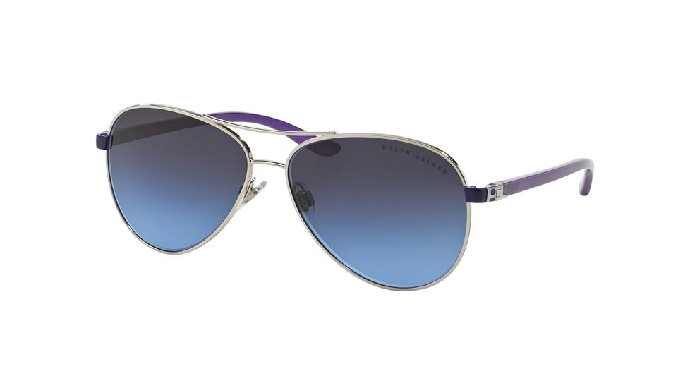 Ralph Lauren RL7046 Progressive Prescription Sunglasses RL7046-926879-58 - Lens Diameter 58 mm, Frame Color Shiny Silver