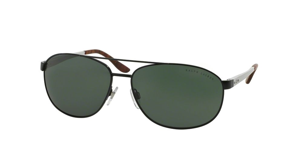 Ralph Lauren RL7048 Single Vision Prescription Sunglasses RL7048-928171-65 - Lens Diameter 65 mm, Frame Color Semi Shin Black