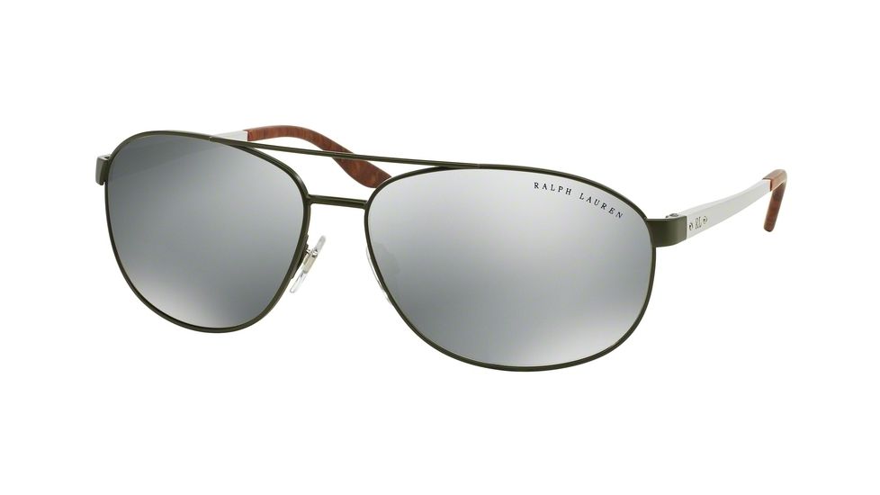 Ralph Lauren RL7048 Single Vision Prescription Sunglasses RL7048-92836G-65 - Lens Diameter 65 mm, Frame Color Semi Shiny Olive
