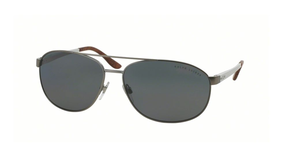 Ralph Lauren RL7048 Single Vision Prescription Sunglasses RL7048-928781-65 - Lens Diameter 65 mm, Frame Color Semi Shiny Gunmetal