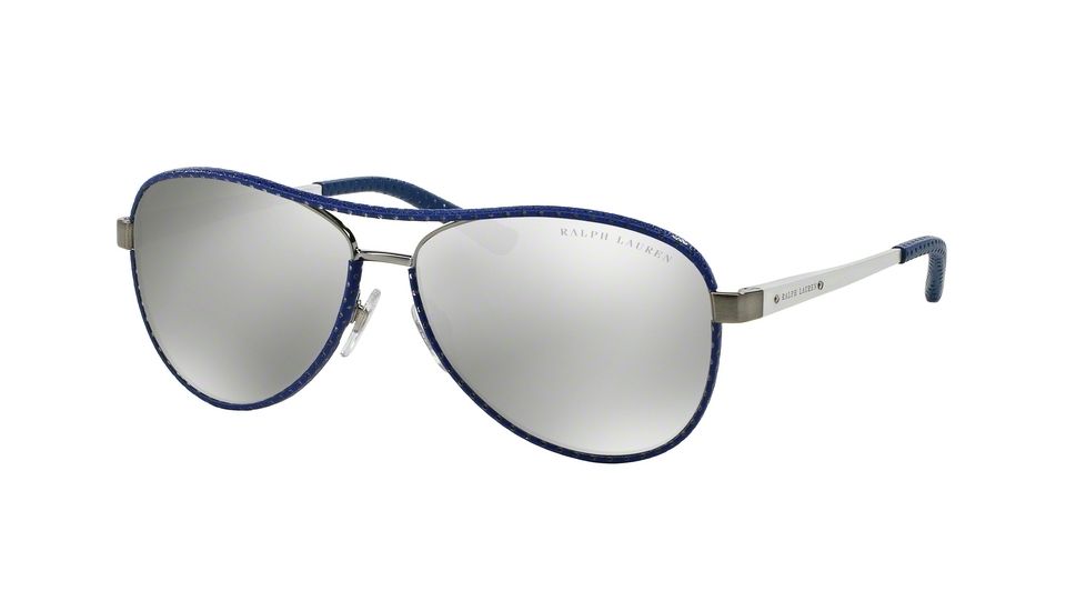 Ralph Lauren RL7050Q Progressive Prescription Sunglasses RL7050Q-92996G-60 - Lens Diameter 60 mm, Frame Color Brushed Gunmetal