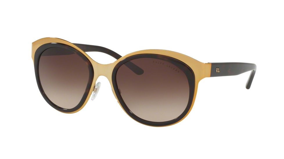 Ralph Lauren RL7051 Single Vision Prescription Sunglasses RL7051-931113-58 - Lens Diameter 58 mm, Frame Color Shiny Antique Gold