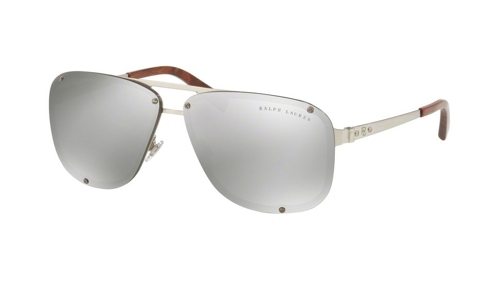 Ralph Lauren RL7055 Bifocal Prescription Sunglasses RL7055-90306G-64 - Lens Diameter 64 mm, Frame Color Brushed Silver