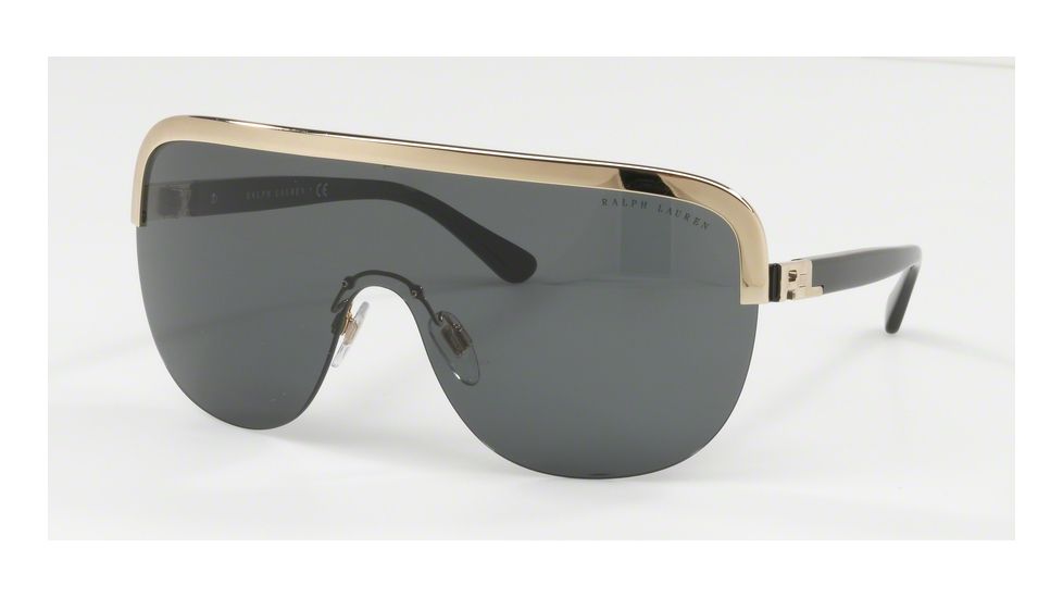 Ralph Lauren RL7057 Sunglasses 911687-42 - Light Gold Frame, Gray Lenses