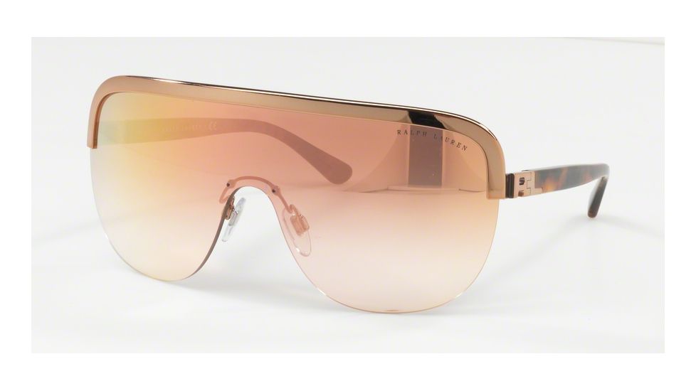 Ralph Lauren RL7057 Sunglasses 93366F-42 - Rose Gold Frame, Mirror Gradient Rose Gold Lenses