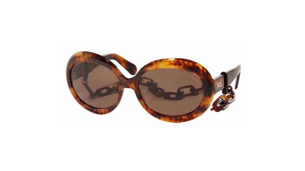 Ralph Lauren RL8026 Progressive Sunglasses - Yellow Havana Frame w/ 59 mm Diameter Lenses, 501773-5917