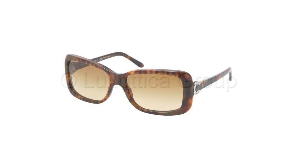 Ralph Lauren RL8078 Sunglasses 50172L-5516 - Havana Frame, Brown Gradient Lenses