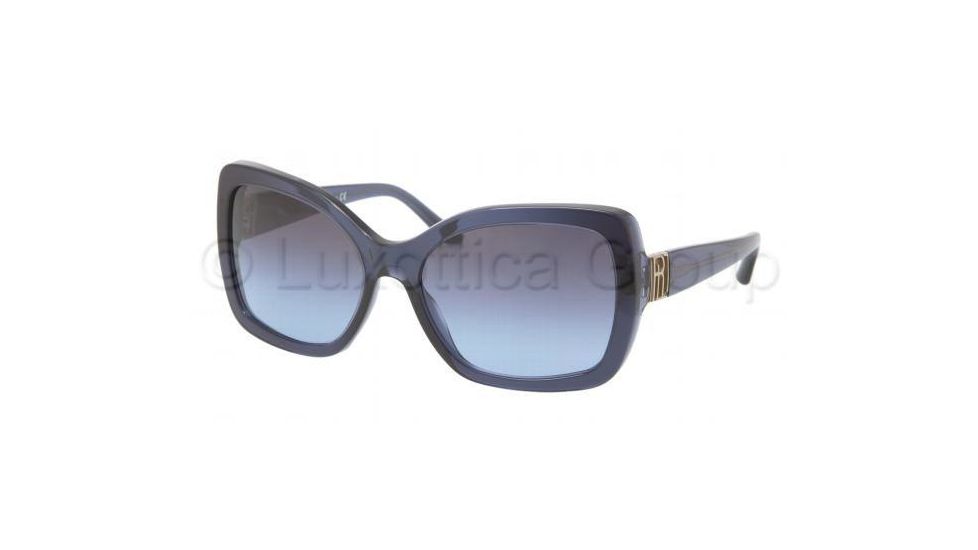 Ralph Lauren RL8083 Sunglasses 52768F-5717 - Blue Sea Transparent Frame, Gray Gradient Lenses