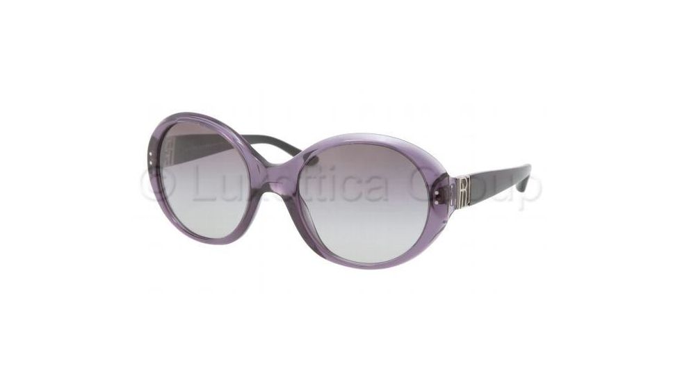 Ralph Lauren RL8084 Progressive Prescription Sunglasses RL8084-52428G-5521 - Frame Color Transparent/Violet, Lens Diameter 55 mm