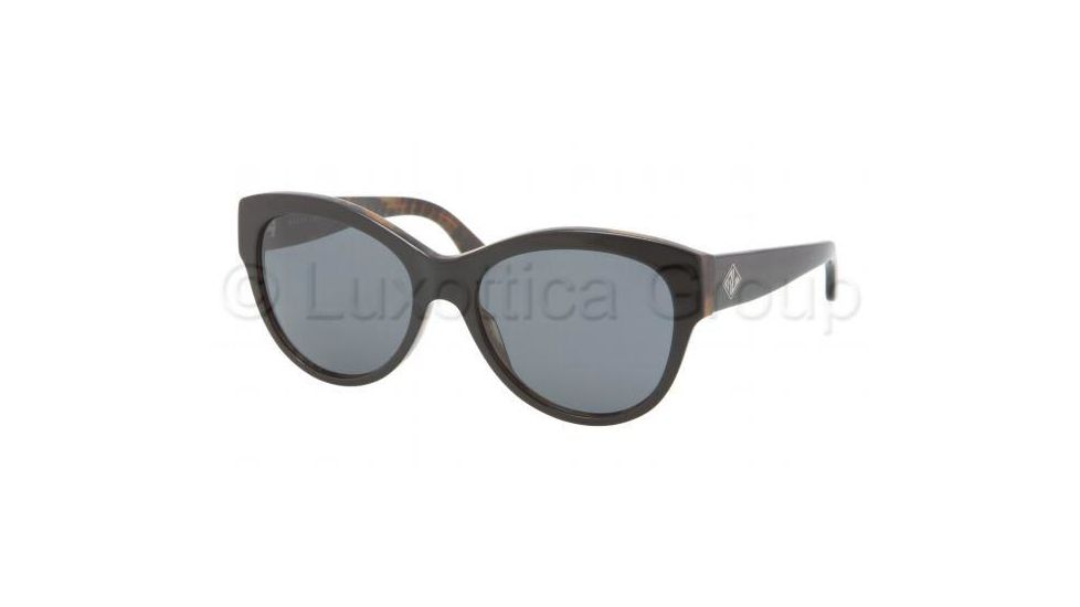 Ralph Lauren RL8089 Single Vision Prescription Sunglasses RL8089-526071-5417 - Lens Diameter 54 mm, Frame Color Top Black Havana