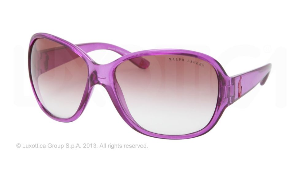 Ralph Lauren RL8090 Bifocal Prescription Sunglasses RL8090-54038D-64 - Lens Diameter 64 mm, Lens Diameter 64 mm, Frame Color Violet Transparent