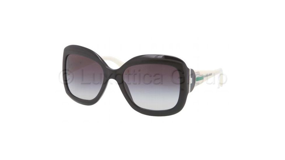 Ralph Lauren RL8097B Sunglasses 53978G-5719 - Black Gradient Frame, Gray Lenses