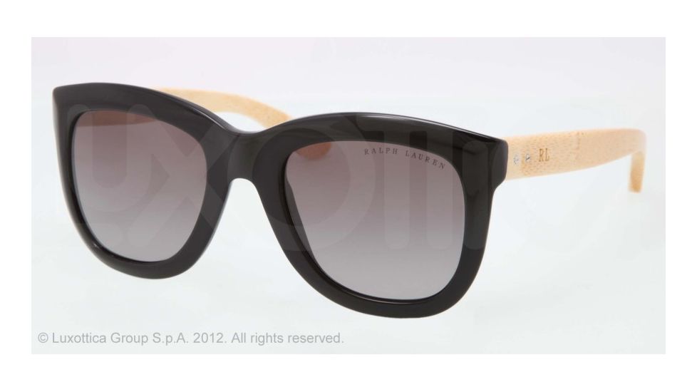 Ralph Lauren RL8099 Single Vision Prescription Sunglasses RL8099-500111-50 - Lens Diameter 50 mm, Lens Diameter 50 mm, Frame Color Black