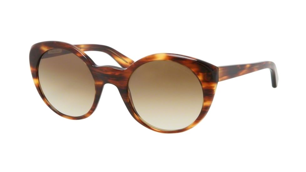 Ralph Lauren RL8104W Single Vision Prescription Sunglasses RL8104W-500751-52 - Lens Diameter 52 mm, Frame Color Stripped Havana
