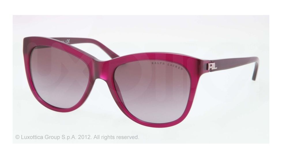 Ralph Lauren RL8105 Progressive Prescription Sunglasses RL8105-54088H-56 - Lens Diameter 56 mm, Lens Diameter 56 mm, Frame Color Purple Violet Opal