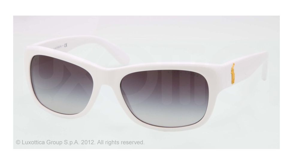 Ralph Lauren RL8106 Progressive Prescription Sunglasses RL8106-52298G-56 - Lens Diameter 56 mm, Lens Diameter 56 mm, Frame Color White