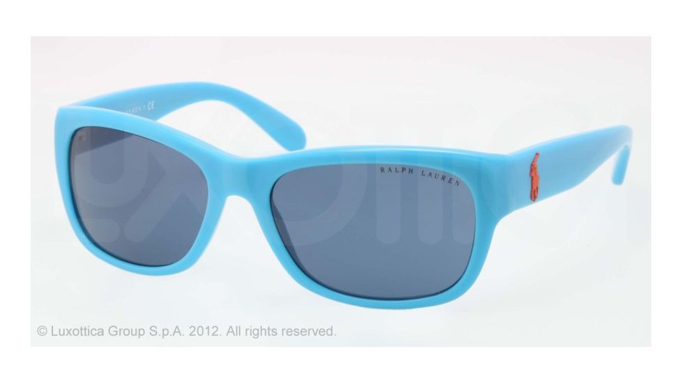 Ralph Lauren RL8106 Progressive Prescription Sunglasses RL8106-541080-56 - Lens Diameter 56 mm, Lens Diameter 56 mm, Frame Color Azure