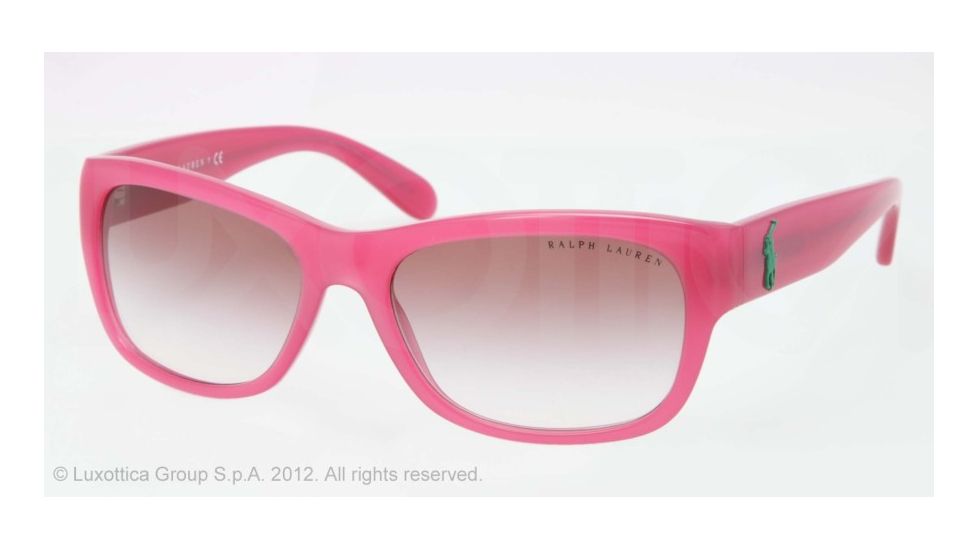 Ralph Lauren RL8106 Progressive Prescription Sunglasses RL8106-54118D-56 - Lens Diameter 56 mm, Lens Diameter 56 mm, Frame Color Pink