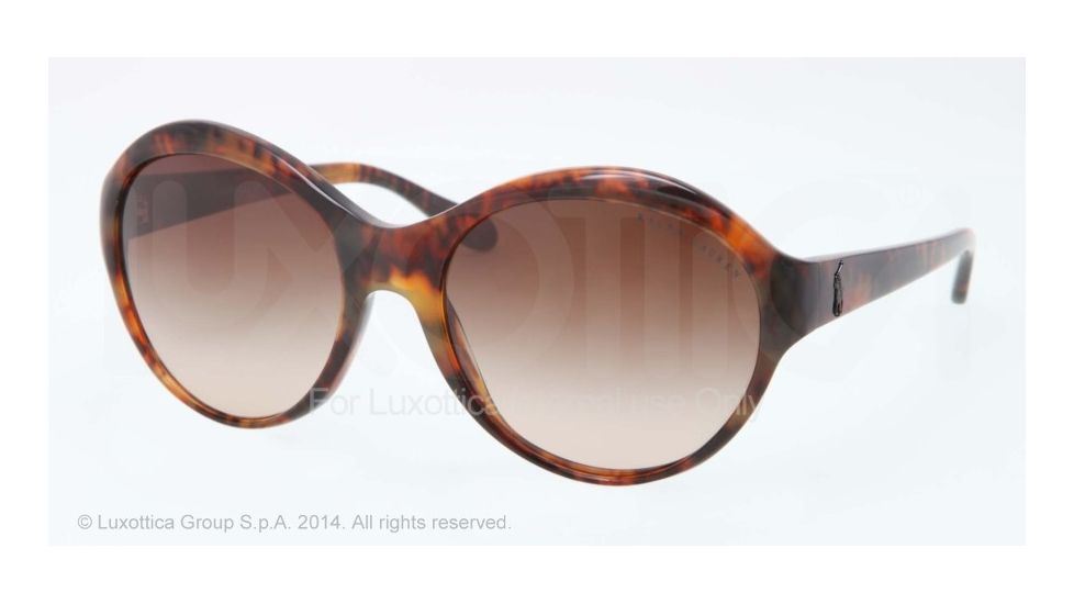 Ralph Lauren RL8111 Single Vision Prescription Sunglasses RL8111-501713-59 - Lens Diameter 59 mm, Frame Color Shiny Jerry Tortoise