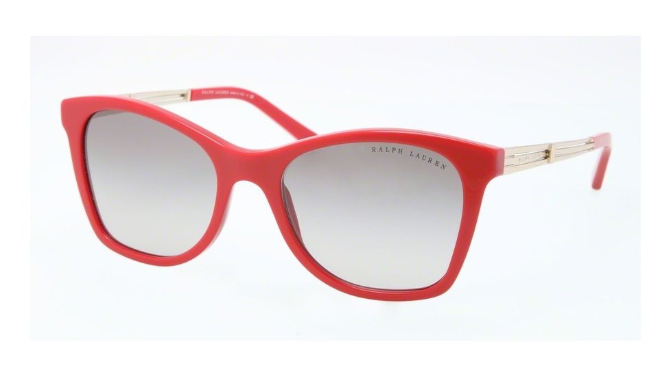 Ralph Lauren RL8113 Single Vision Prescription Sunglasses RL8113-531011-54 - Lens Diameter 54 mm, Frame Color Shiny Red