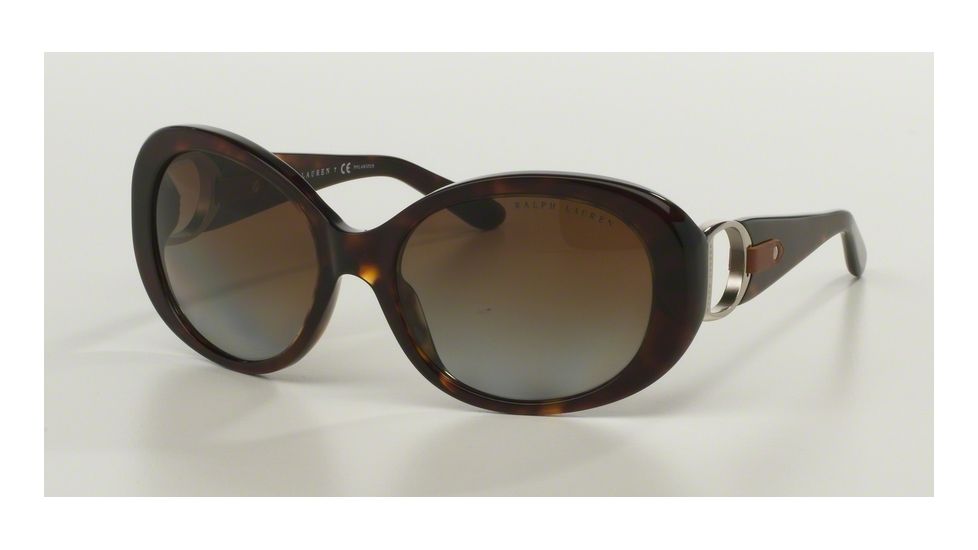 Ralph Lauren RL8118Q Bifocal Prescription Sunglasses RL8118Q-5003T5-56 - Lens Diameter 56 mm, Frame Color Shiny Dark Havana