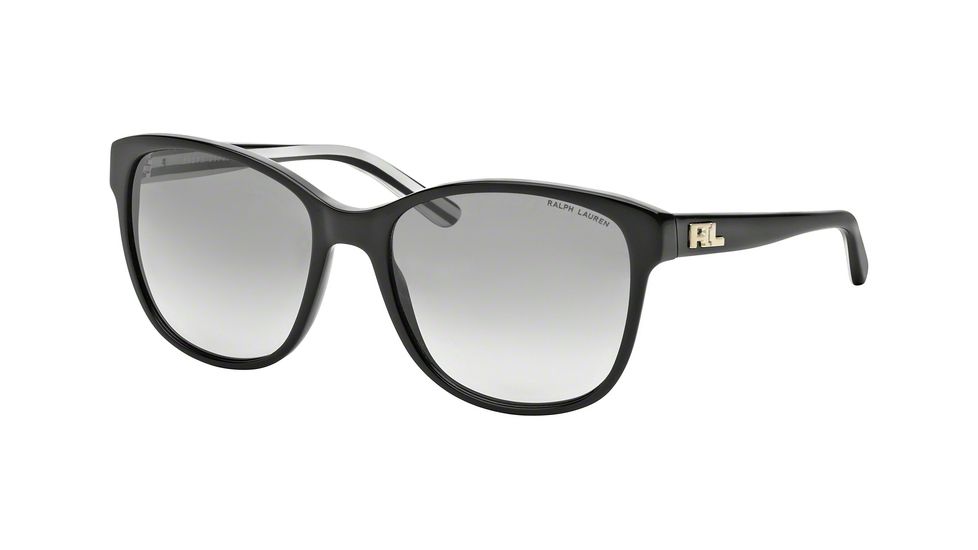 Ralph Lauren RL8123 Single Vision Prescription Sunglasses RL8123-500111-56 - Lens Diameter 56 mm, Frame Color Black