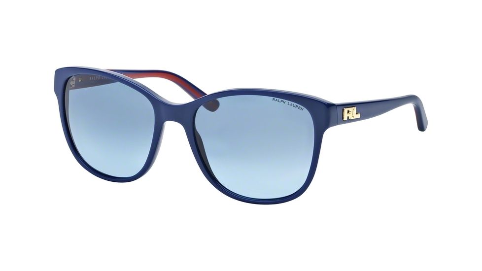 Ralph Lauren RL8123 Single Vision Prescription Sunglasses RL8123-54598F-56 - Lens Diameter 56 mm, Frame Color Navy Blue