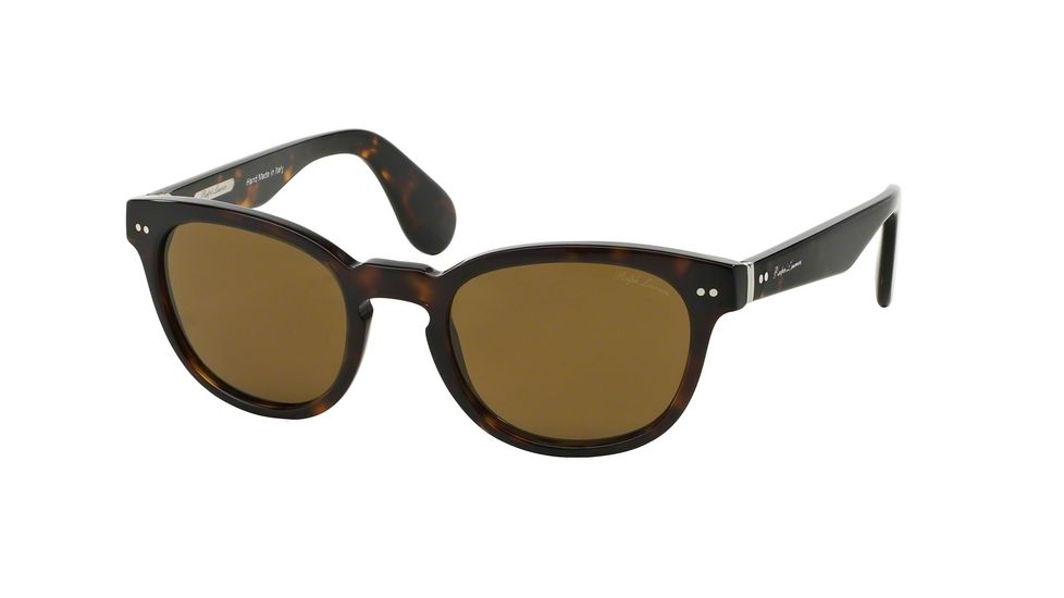 Ralph Lauren RL8130P Single Vision Prescription Sunglasses RL8130P-500352-50 - Lens Diameter 50 mm, Frame Color Dark Havana