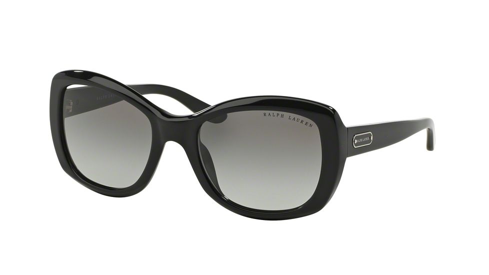 Ralph Lauren RL8132 Single Vision Prescription Sunglasses RL8132-500111-55 - Lens Diameter 55 mm, Frame Color Black