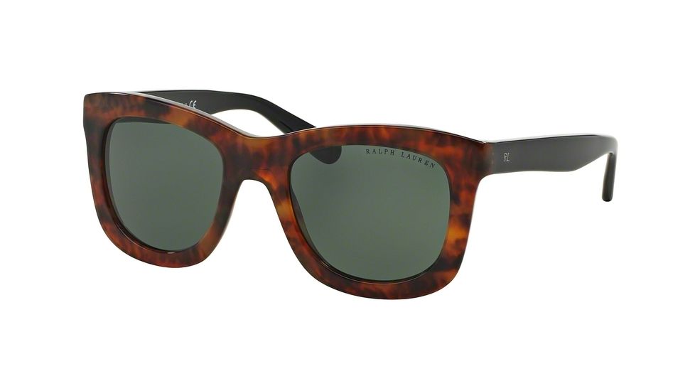 Ralph Lauren RL8137 Single Vision Prescription Sunglasses RL8137-555171-51 - Lens Diameter 51 mm, Frame Color Jl Tortoise