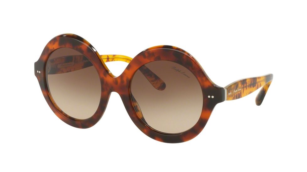Ralph Lauren RL8140 Single Vision Prescription Sunglasses RL8140-535713-54 - Lens Diameter 54 mm, Frame Color Double Tortoise
