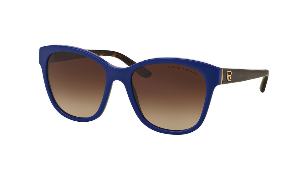 Ralph Lauren RL8143 Single Vision Prescription Sunglasses RL8143-554713-55 - Lens Diameter 55 mm, Frame Color Shiny Blue Navy