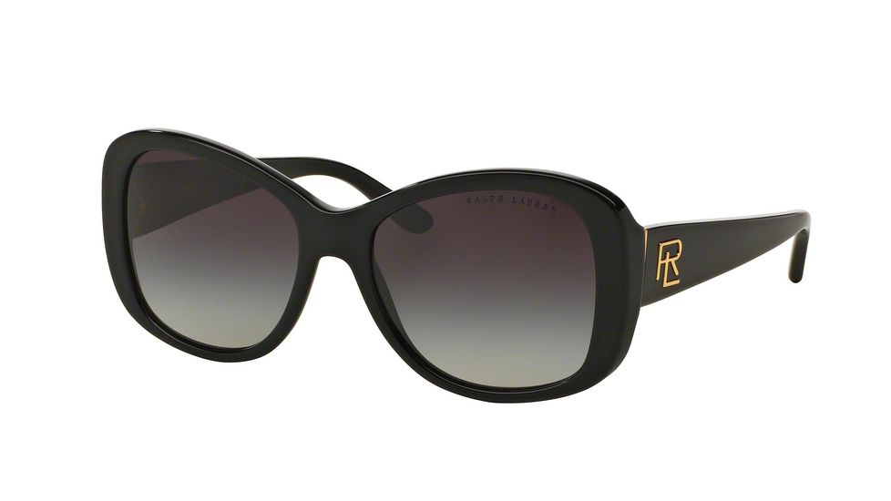Ralph Lauren RL8144 Progressive Prescription Sunglasses RL8144-50018G-56 - Lens Diameter 56 mm, Frame Color Black