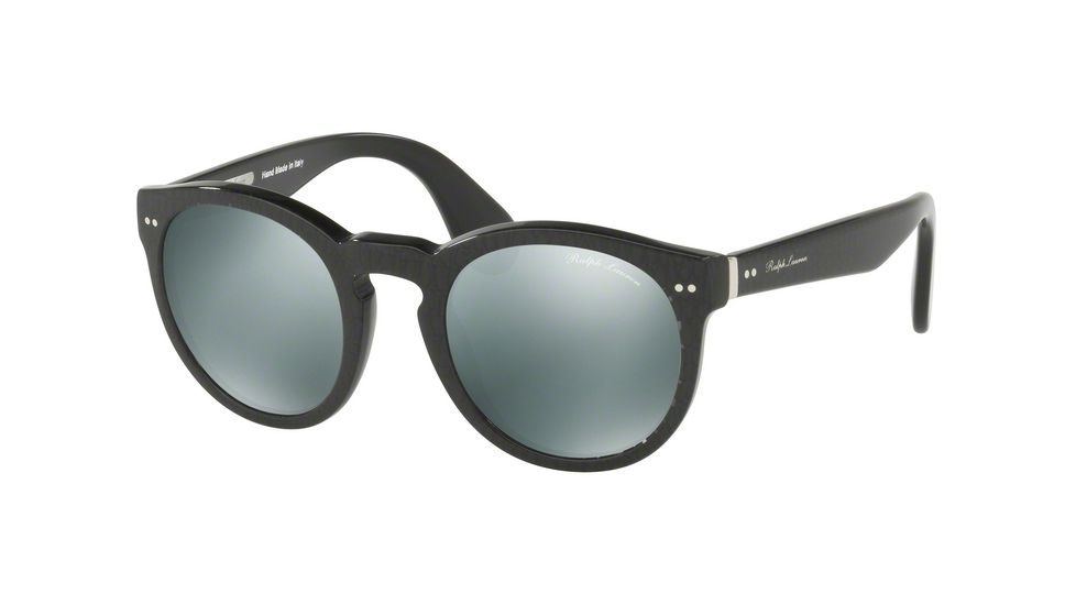 Ralph Lauren RL8146P Single Vision Prescription Sunglasses RL8146P-567140-49 - Lens Diameter 49 mm, Frame Color Black Lizard