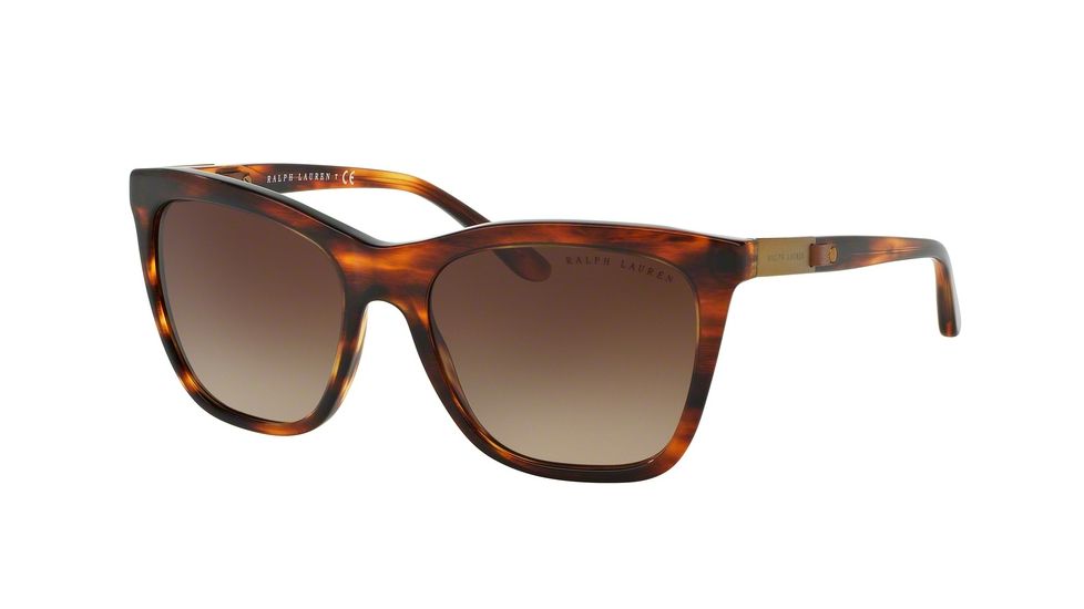 Ralph Lauren RL8151Q Progressive Prescription Sunglasses RL8151Q-500713-55 - Lens Diameter 55 mm, Frame Color Striped Havana