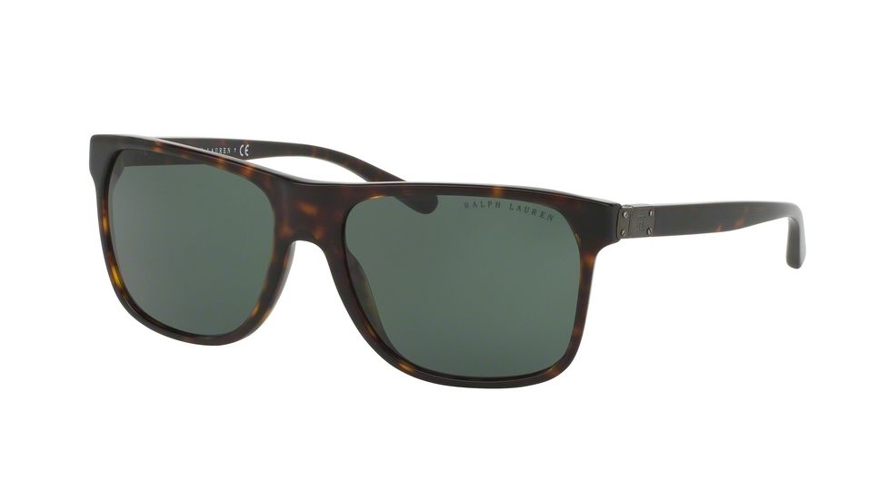 Ralph Lauren RL8152 Single Vision Prescription Sunglasses RL8152-500371-59 - Lens Diameter 59 mm, Frame Color Dark Havana