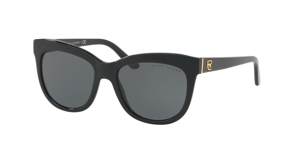 Ralph Lauren RL8158 Single Vision Prescription Sunglasses RL8158-500187-54 - Lens Diameter 54 mm, Frame Color Black
