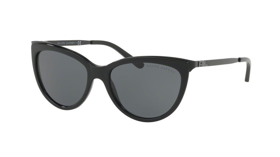 Ralph Lauren RL8160 Sunglasses 500187-56 - Black Frame, Gray Lenses