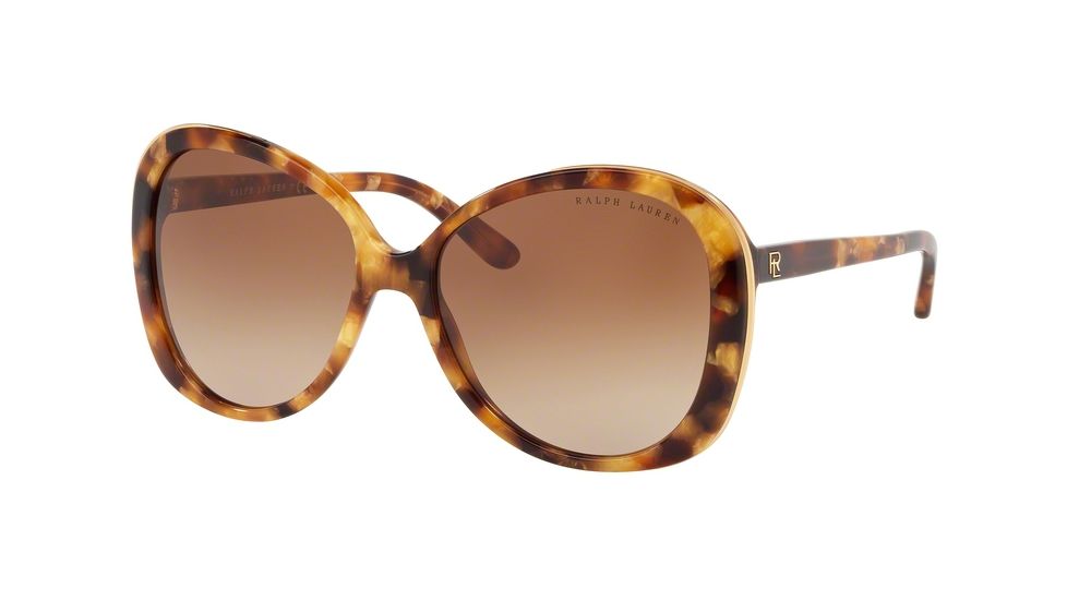 Ralph Lauren RL8166 Bifocal Prescription Sunglasses, 57mm, Havana Gold, RL8166-561513-57-BI