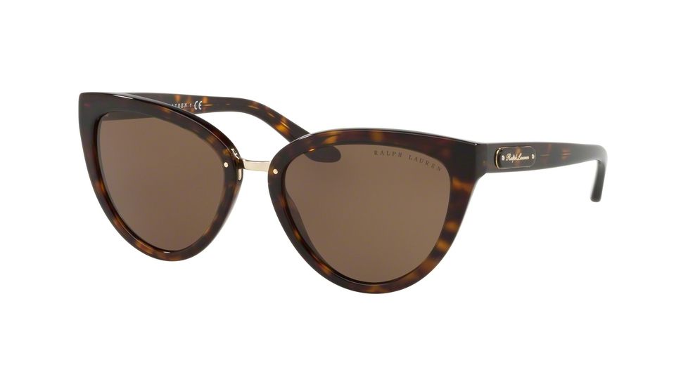 Ralph Lauren RL8167 Prescription Sunglasses, 55mm, Dark Havana, RL8167-500373-55-SV