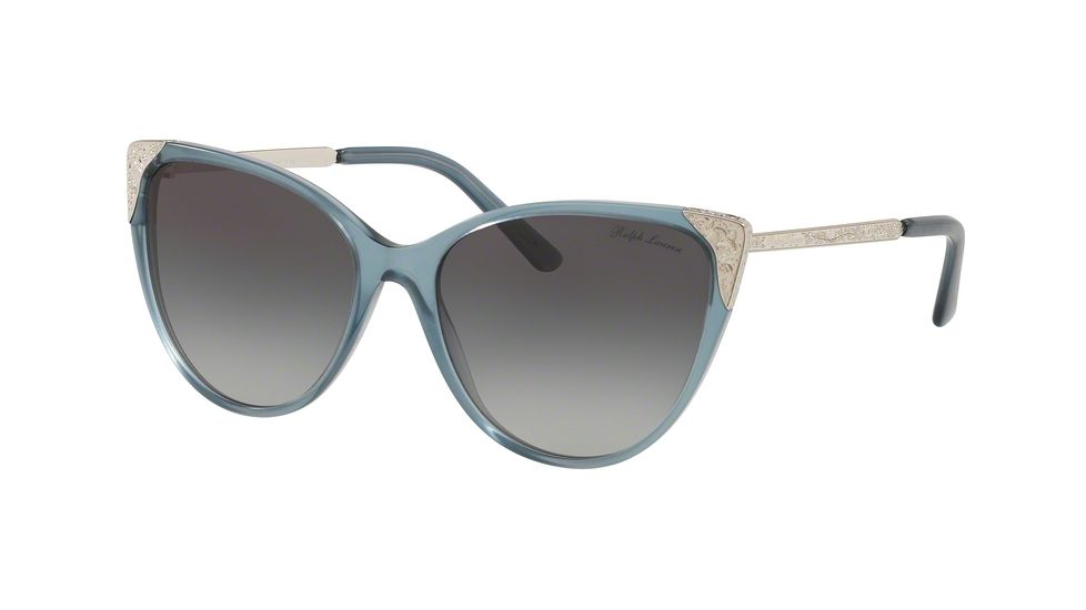 Ralph Lauren RL8172 Sunglasses 57268G-57 - , Light Grey Gradient Black Lenses