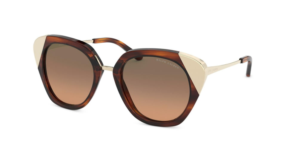 Ralph Lauren RL8178 Sunglasses 500718-50 - , Brown Gradient Orange Lenses