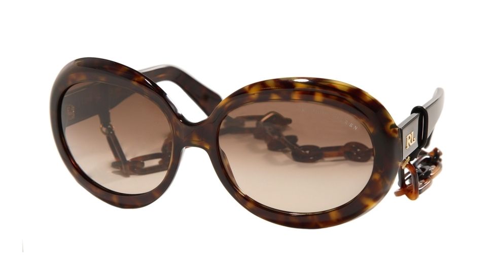 Ralph Lauren RL8026 Sunglasses with No-Line Progressive Rx Prescription Lenses RL8026-500313-59 - Lens Diameter 59 mm, Frame Color Dark Havana