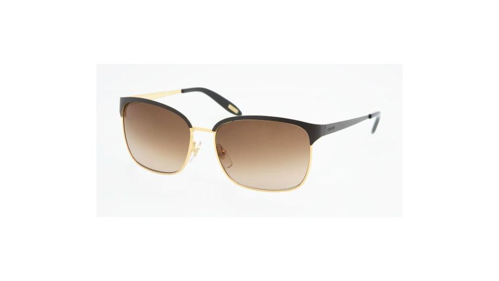 Ralph RA4072 Bifocal Sunglasses - Black/Gold Gray Gradient Frame / 55 mm Prescription Lenses, 234-11-5515